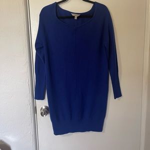 Athleta blue cashmere sweater dress